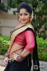 Madhavi Latha at Anushtanam Movie Audio Launch
